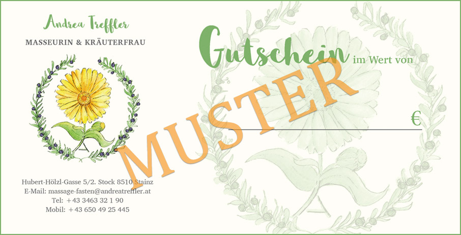 Gutschein Musterbeispiel